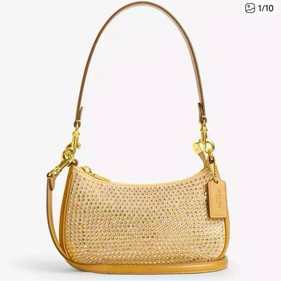 COACH Teri Mini Crossbody Bag decorated with crystals NEW - Picture 11 of 14
